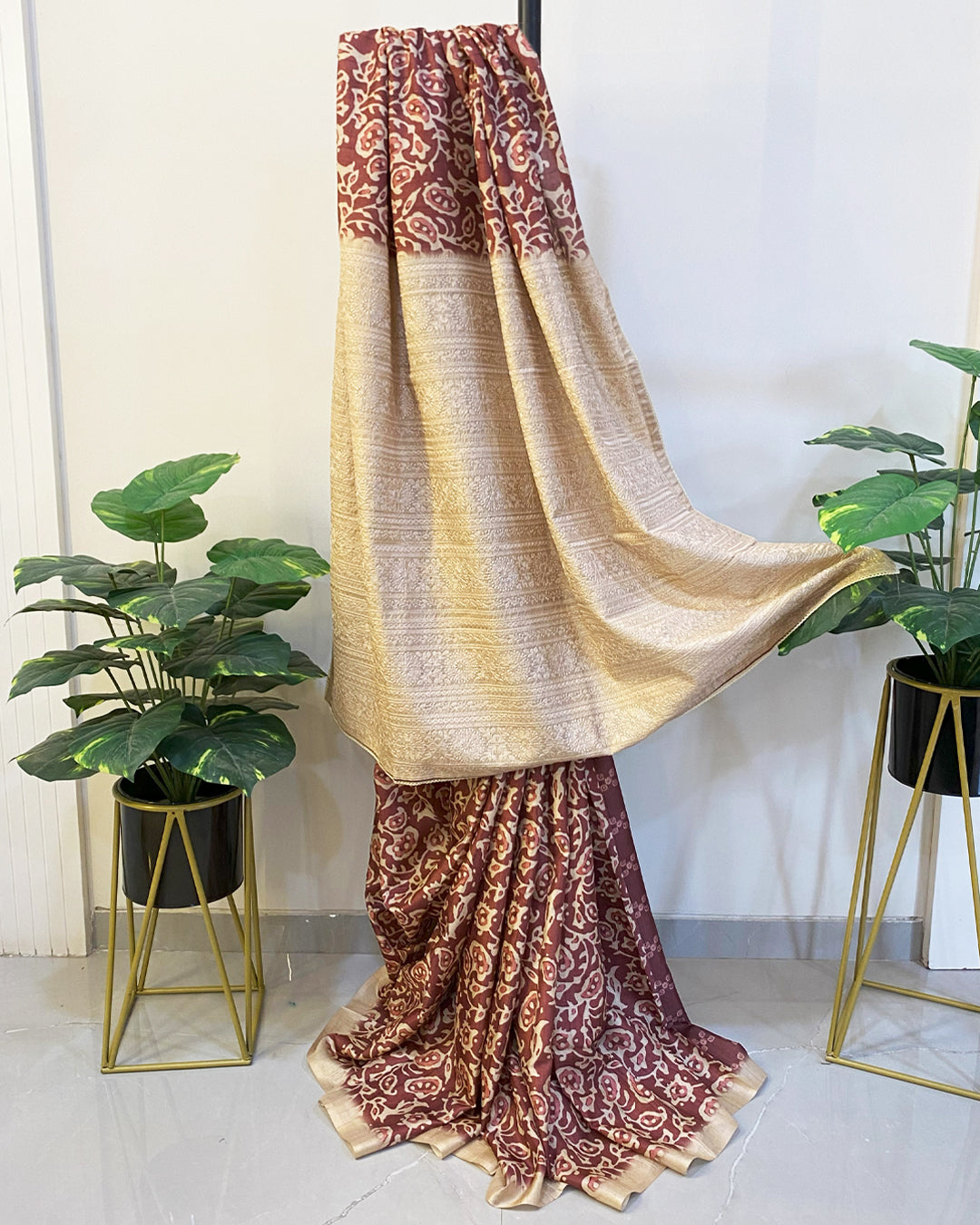 SILK COTTON  SAREE - Sutra Saree