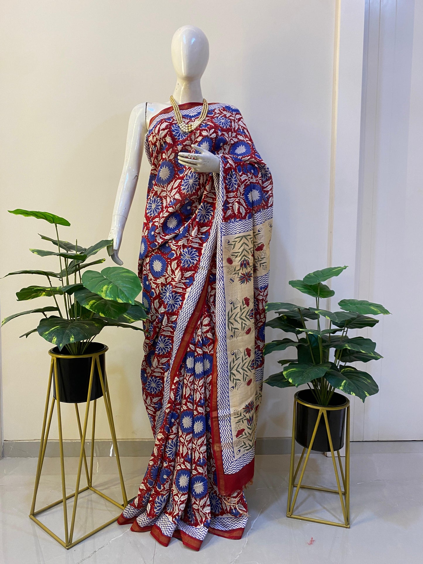 Cotton Muslin Saree - Sutra Saree