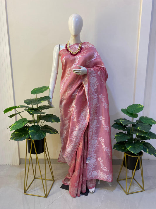 Tissue Silk Saree - Sutra Saree